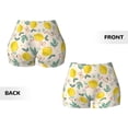 thumbnail image 4 of KLL Flowers and Butterflies Pattern Workout Shorts for Women Scrunch Short Gym Yoga Running Sport Active Exercise Fitness Shorts, 4 of 8