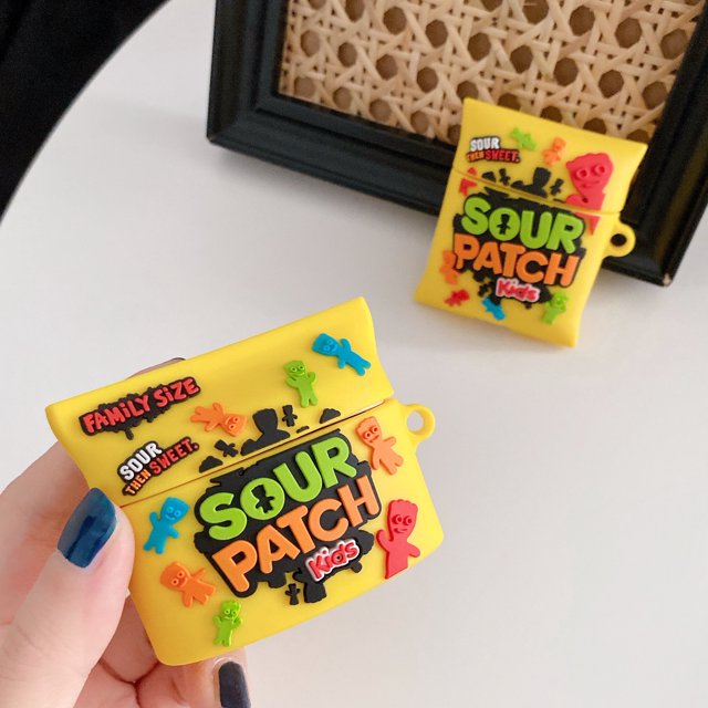 Snacks Candy Drinks 3D Silicona Funda Para AirPods 2 3 Cubierta Pro Protector Para Airpod Shell Air Pods Shield