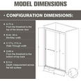 thumbnail image 2 of 48"W x 72"H Semi-Frameless Double Sliding Shower Door 1/4" Glass Matte Black Upgraded, 2 of 8