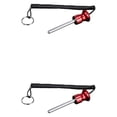 thumbnail image 2 of Transemion Universal Magnetic Weight Stack Pin for Versatile Fitness Training 8x80mm Red 2Set, 2 of 6