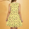 thumbnail image 6 of Taylonsss 2025 Summer Casual Dress for Womens Sleeveless Round Neck Short Floral Print Dress Casual Everyday Outfit, 6 of 6