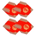 thumbnail image 2 of Papel chino Xuan Doufang rojo cuadrado, papel rojo escribible, decoraciones de año Nuevo chino 2026 para hogar, tiendas, restaurantes y oficinas. 34 cm x 34 cm, 2 of 8