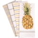 thumbnail image 1 of KAF Home Pantry Juego de 4 paños de cocina de piña, 100% algodón, 18 x 28 pulgadas, 1 of 1