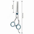 thumbnail image 1 of 6.5 Inch 28 Teeth Stainless Steel Barber Thinning and Texturizing Hair Shears, 1 of 9