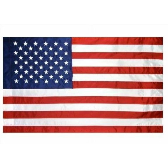 USA US 2-1/2x4 AMERICAN EMBROIDERED FLAG POLE HEM BANNER SLEEVE POCKET for Pole