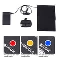 thumbnail image 4 of Electric Heating Pad USB Powered Soft Lightweight Portable 5V 2A Heating Pad for Outdoor Camping Indoor Winter Use Black 24x17cm, 4 of 7