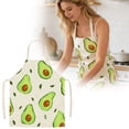 thumbnail image 2 of 2Pack Fruit Patterned Kitchen Apron – Durable Polyester Bib Apron Stain & Lightweight Non Adjustable Fit For Everyday Cooking Baking & Grilling Unisex Design For Adults Apron Sleeve 17.7"X22.0", 2 of 6