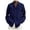Z5 Navy, variant on Men's Linen Shirts Casual Button Down Long Sleeve Regular Fit with Pocket Beach Solid Shirts Summer Vacation Beach shirts