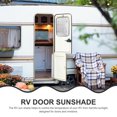 thumbnail image 5 of WASHWEPE 2Pcs Rv Window Shade Plated Silver Foil Sunshield for Camper Door Protection and Heat Control, 5 of 5