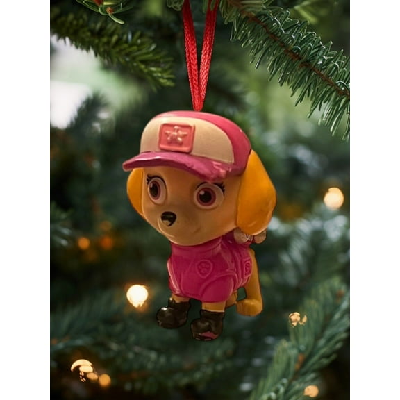 Ornament  Skye Pink Girl Pup Figure Figurine 2” PVC Charm New Gift