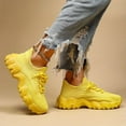 thumbnail image 2 of Pandaie Women's Fashion Walking Shoes Orthopedic Platform Slip on Sneakers Arch Support Gym Workout Athletic Work Casual Tennis Running Shoe Yellow Size 6.5, 2 of 9