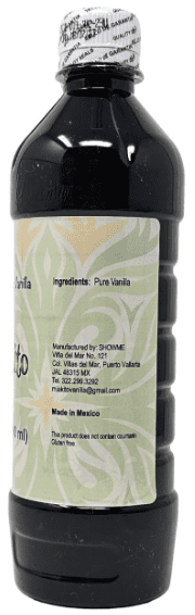Miakito Pure Amber Mexican Baking Vanilla Extract, 500ml (16.9 ounces)