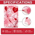 thumbnail image 7 of 60 x 102 Inch Valentine''s Day Tablecloth Pink Candy Love Heart Dot Fabric Table Cloth Washable Table Cover for Wedding Anniversary Party Home Kitchen Decor, 7 of 7