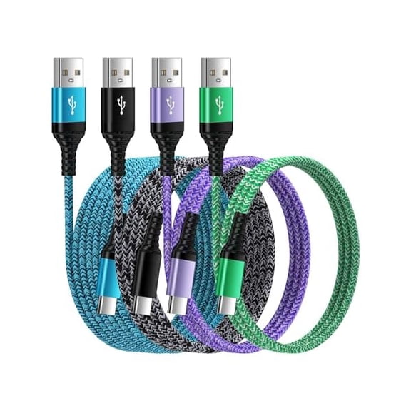iPhone 16 Charger Cord 10FT USB A to USB C Cable, USB Type C Charger Cable Fast Charging for Car iPhone 16/15 Pro Max Plus, Android Charger Cable for YJJSKEJI Galaxy A16 S24FE Ultra S23FE A54 A15 A14