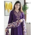 thumbnail image 2 of KLOSIA Women Embroidery Kurta and Pant Set with Dupataa - Indian Ethnic Traditional Wear Kurta Set, 2 of 6