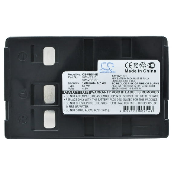Battery for Panasonic NV-RX1 NVA3 NV-A3 P-V211 P-V212 VBS10E VSB-0190 VW-VBS20
