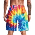 thumbnail image 2 of Men's Summer Casual Swim Trunks American Flag Beach Shorts, 2 of 4