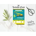 thumbnail image 2 of Darling Souvenir Green Birthday Invitation Card Printable Elegant Fill or Write In Blank Party Invites 28 Pcs 5 x 7 Inches, 2 of 4