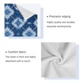 thumbnail image 3 of 3 Piece Bath Towels Set Bath Towel, Hand Towel and Face Towel for Bathroom, Gym, Hotel Blue and White Tie-dye, 3 of 7