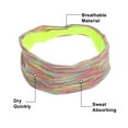 thumbnail image 4 of Unique Bargains 1 Pcs Stretchy Nonslip Sweat Wicking Yoga Headband Sweatband for Men Women Multicolor, 4 of 6