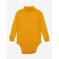 thumbnail image 2 of Leveret Baby Turtleneck Bodysuit Cotton Mustard 24 Month, 2 of 4