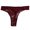 Wine, variant on SnZhen Thongs for Women Women's Panties Lace Seamless Low Waisted Ladies Thongs Physiological Underpants