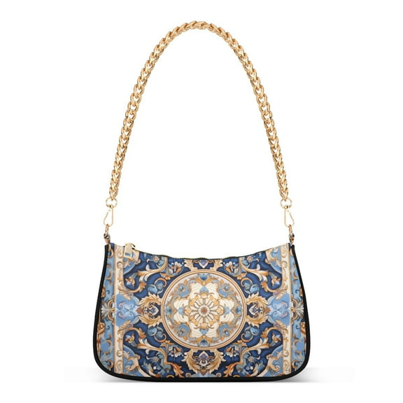 Bohomia PatternWomen Small Shoulder Bag Crossbody Tote Hobo Bags Purse Clutch Handbags with Chain Strap for Women