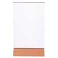 thumbnail image 1 of KAKOWELY Sign Holder Convenient Menu Holders Desktop Photo Container Display Stand Acrylic Table Advertisement Rack for Shop Wedding Party (Transparent, A6 Size), 1 of 4