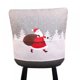 thumbnail image 1 of Juego de 4 fundas para sillas navideñas de Papá Noel, rojas y blancas, para respaldo de silla, para mesa festiva, decoración de estilo tradicional, 1 of 7