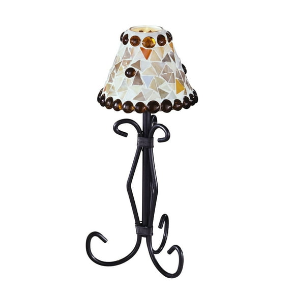 12"Seafoam Glass Votive Candle Holder