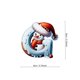 thumbnail image 1 of Adornos navideños colgantes de acrílico 2D con forma de muñeco de nieve y letras, para festivales navideños, para árbol de Navidad, para jardín y Halloween., 1 of 1