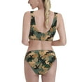 thumbnail image 3 of Picia Camouflage Rabbit Women's High Waisted Bikini Scoop Neck Swimsuit Two Pieces Bathing Suit-Small, 3 of 8