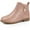 Gold pink, variant on HARVEST LAND Little/Big Girls Glitter Ankle Boots Kids Chelsea Elastic Dress Booties for Toddler