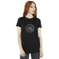 thumbnail image 1 of DC Comics Womens The Batman City Of Gotham Magna Crest Cotton Boyfriend T-Shirt, 1 of 2