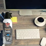 Dust-off® Dpsxl4a 10oz منفضة غبار إلكترونية، 4 عبوات