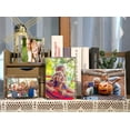 thumbnail image 7 of 5 Pack Acrylic Frame 5x7, 20% Thicker, 24mm Thick Frameless Clear Picture Frame, Double Sided Magnetic Photo Frame, Free Standing Desktop Display Stand Acrylic Picture Frames, 7 of 7