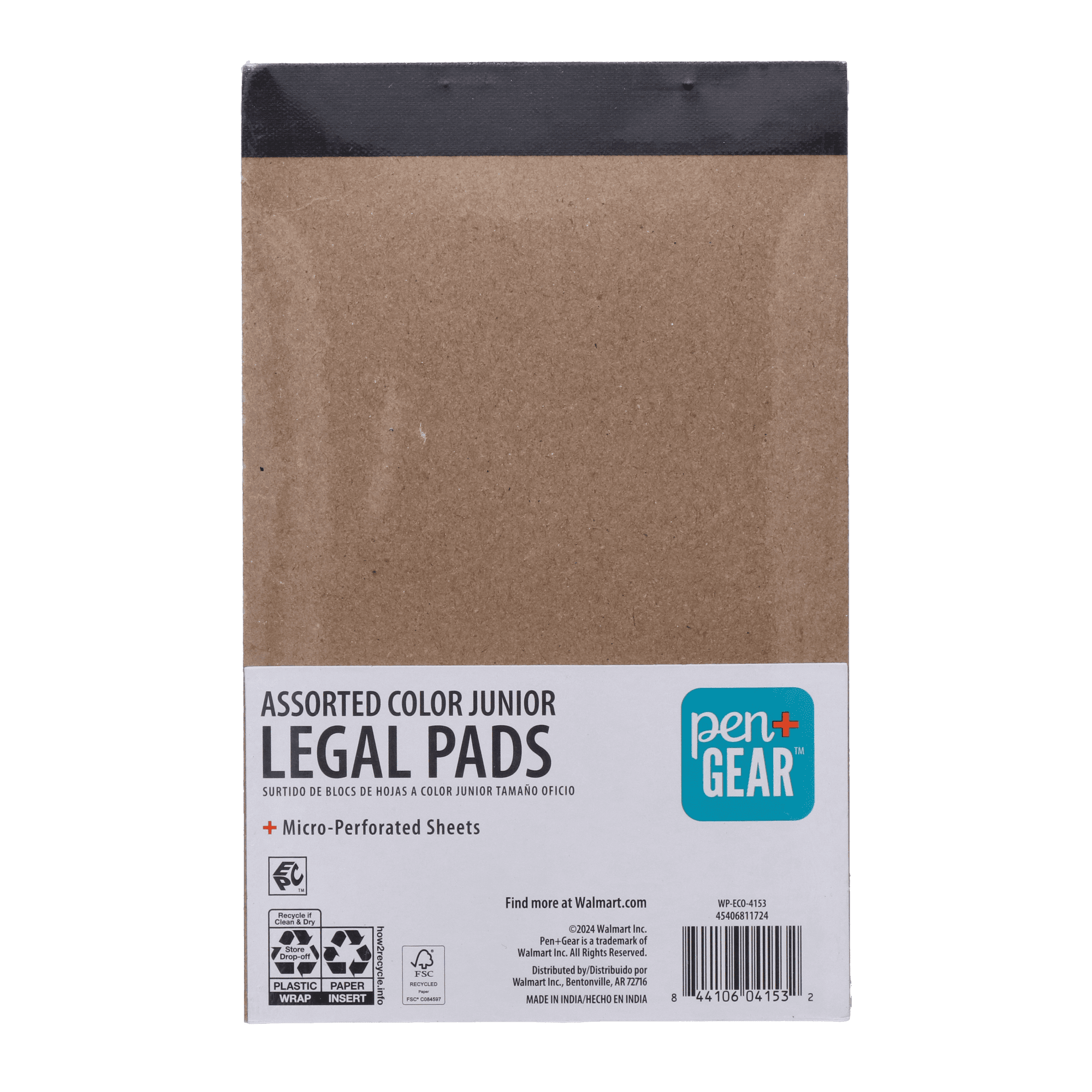 (10 pack) Pen + Gear Pastel Color Legal Pads, 50 Sheets, 3 Count, 5" x 8", Microperforated