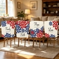 thumbnail image 7 of Memorial Day Saving!4th of July Decorations, Independence Day Chair Covers Set Of 4 Memorial Day 4th Of July Decorations For Home Kitchen Dining Party Holiday Decor, 7 of 7