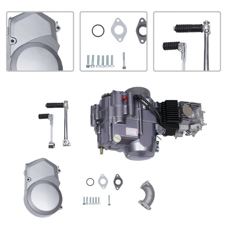 Anqidi 140CC 4 Stroke Engine Dirt Bike Motor Manual Clutch Engine Motor  Replacement Kits 