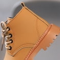 thumbnail image 5 of Nygoyerh Kids Girls Boys Boots Tie-up Non-slip Indoor Outdoor Casual Martin Boots Shoes, 5 of 6