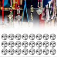 thumbnail image 3 of 50g/bag Plating ABS Beads Colorful DIY Jewelry Clothing Accessories Wedding Decor (6MM Silver)---Product code 48380, 3 of 3