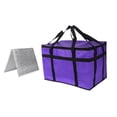 thumbnail image 2 of Bolsa Térmica para Entrega de Alimentos, Bolsa de Supermercado, Soporte Térmico, Calentador de Pizza con Base para Compras, Catering Profesional, violeta, 2 of 8