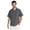 Dark Gray, variant on Essentials Men's Guayabera Button Down Shirt (D.GREY, 5XL)