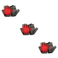 thumbnail image 1 of maskred Gants de Cyclisme Anti pour le Choc Antidérapant Gants Demi-Doigts Respirants Rouge M 3Set, 1 of 6
