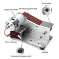 thumbnail image 3 of Mini Belt Grinder Electric Sander Polisher Portable Machine Grinding Belt Sander Machine Edges Sharpener Machine Belt Grinder ,High Dust Collection Efficiency, 3 of 6