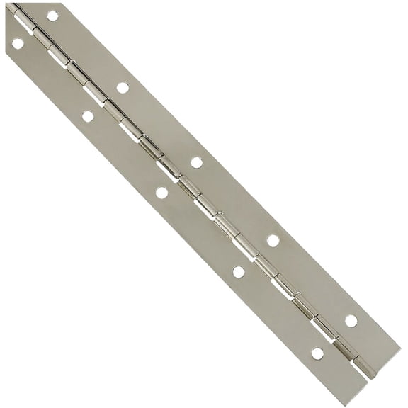 National Hardware N265-389 V570 Continuous Hinge in Nickel,1-1/2" x 12"