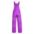 thumbnail image 3 of UPPADA Womens Winter Snow Overall Sleeveless Adjustable Straps Jumpsuit Waterproof Windproof Warm Bibbed Pants Suit with Pocekts Dressy Fashion Overalls Relaxed Fit Purple,L, 3 of 6