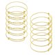 thumbnail image 1 of Brazalete de Moda BLESIY 12pc Expandible dorado brazalete de alambre, 1 of 8