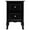 Black - 1 Piece, variant on UBesGoo Set of 2 Nightstand, Side Table Night Table,White