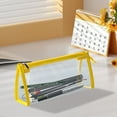 thumbnail image 2 of Boovnll Pencil Pouch, Portable Large Capacity Multifunction Clear Pencil Bag with Zipper for Home, Office Supplies Storage, Pencil Case (with Sharpener), 2 of 6